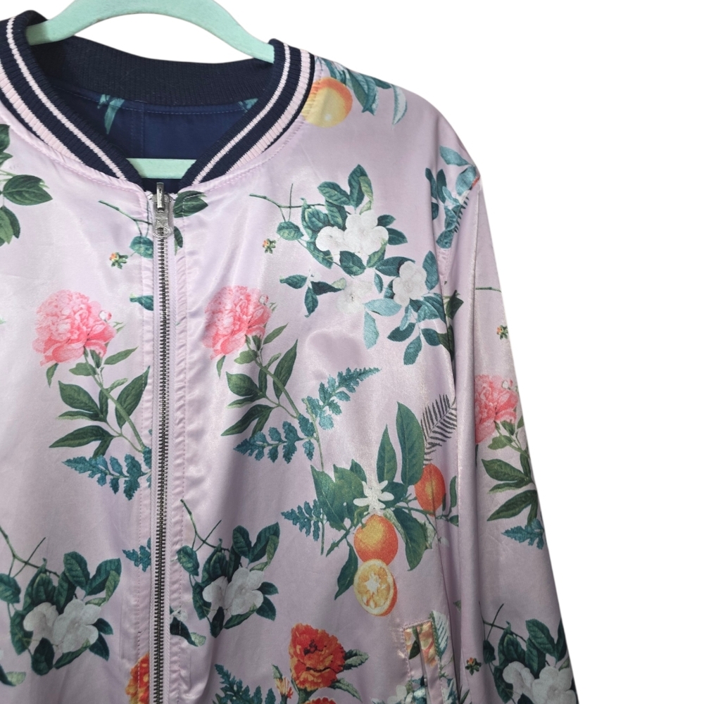 American Eagle Parrot Fruit Reversible Jacket XXL - Picture 5 of 8